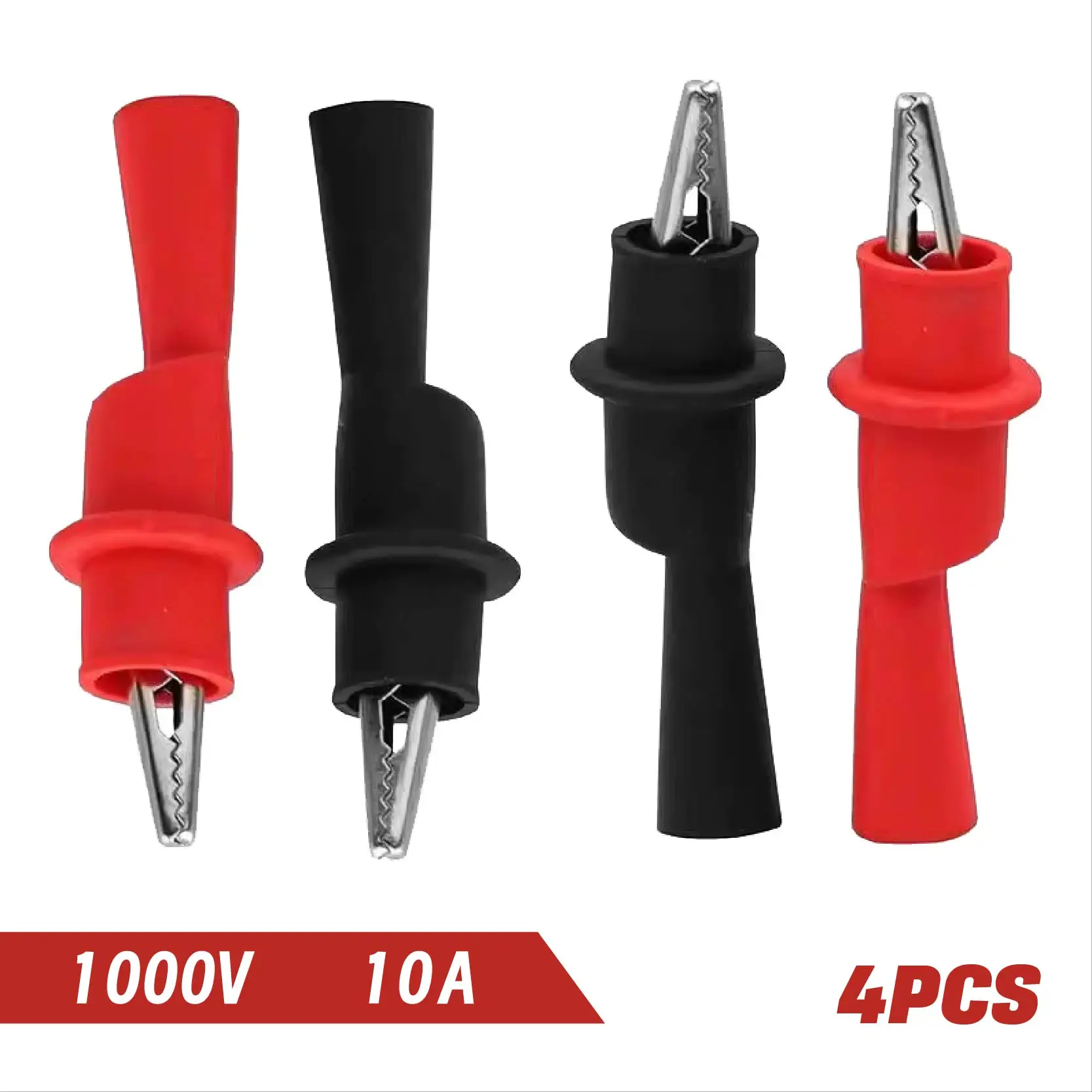 

Тестовые зажимы крокодил 4 шт.