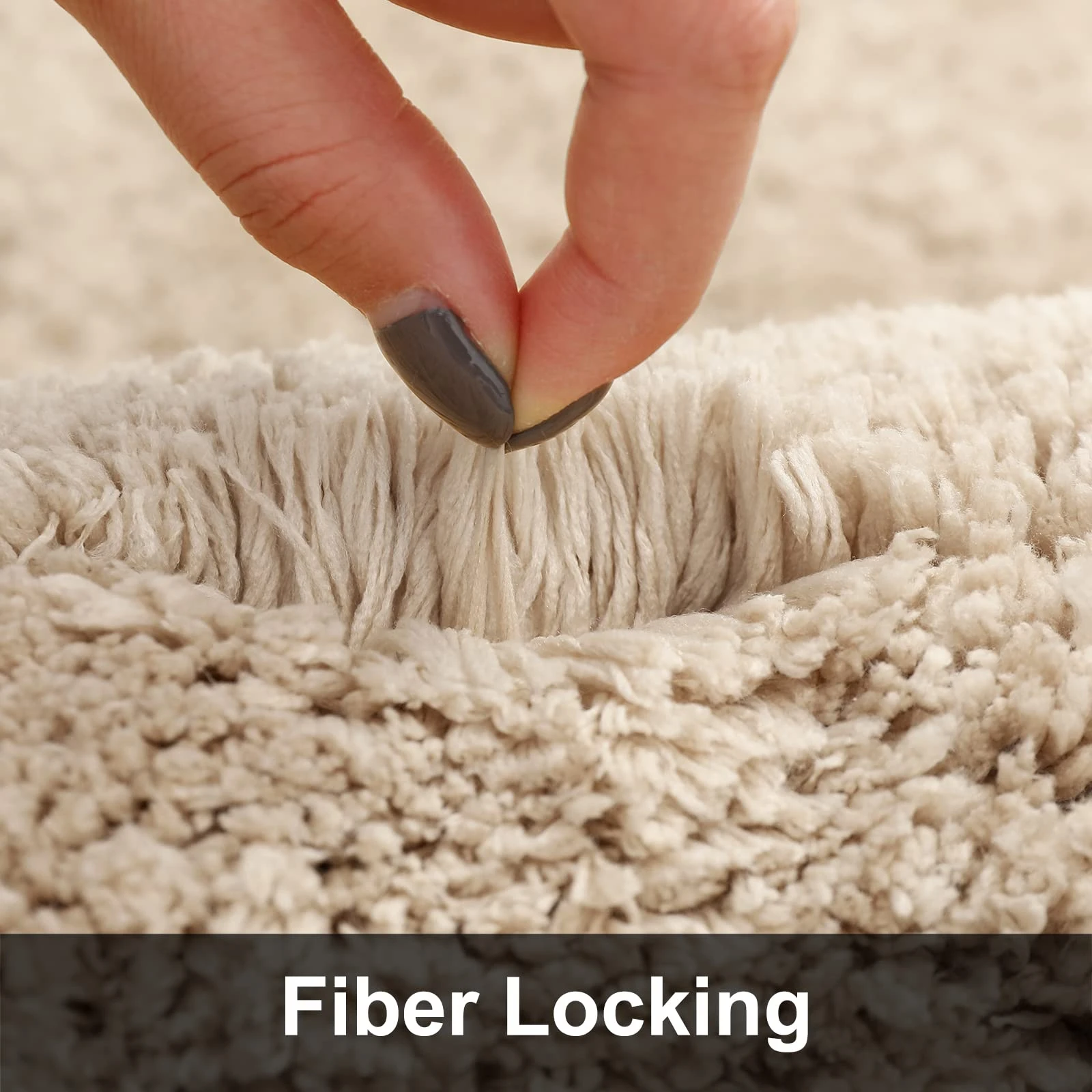 Купить Оланли ворсистый коврик для ванной комнаты и ванной комнаты, нескользящий толстый напольный коврик для спальни, мягкий пушистый плюшевый к...