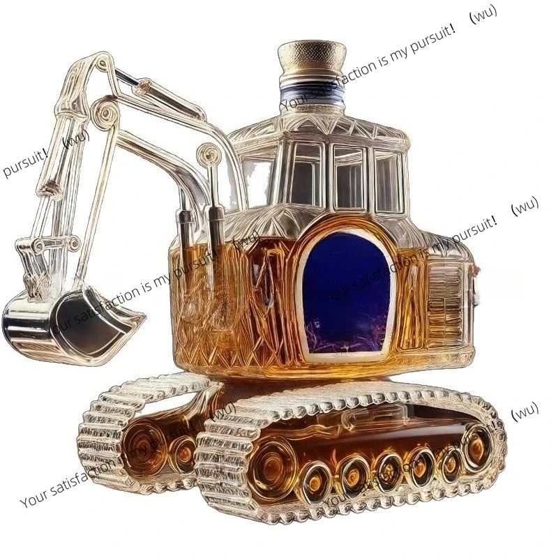 Бутылка для вина ZOCI-glass, креативная бутылка для вина в форме экскаватора, бутылка для игристого вина (art.: 3920d4febc2cc) - 3920d4febc2cc