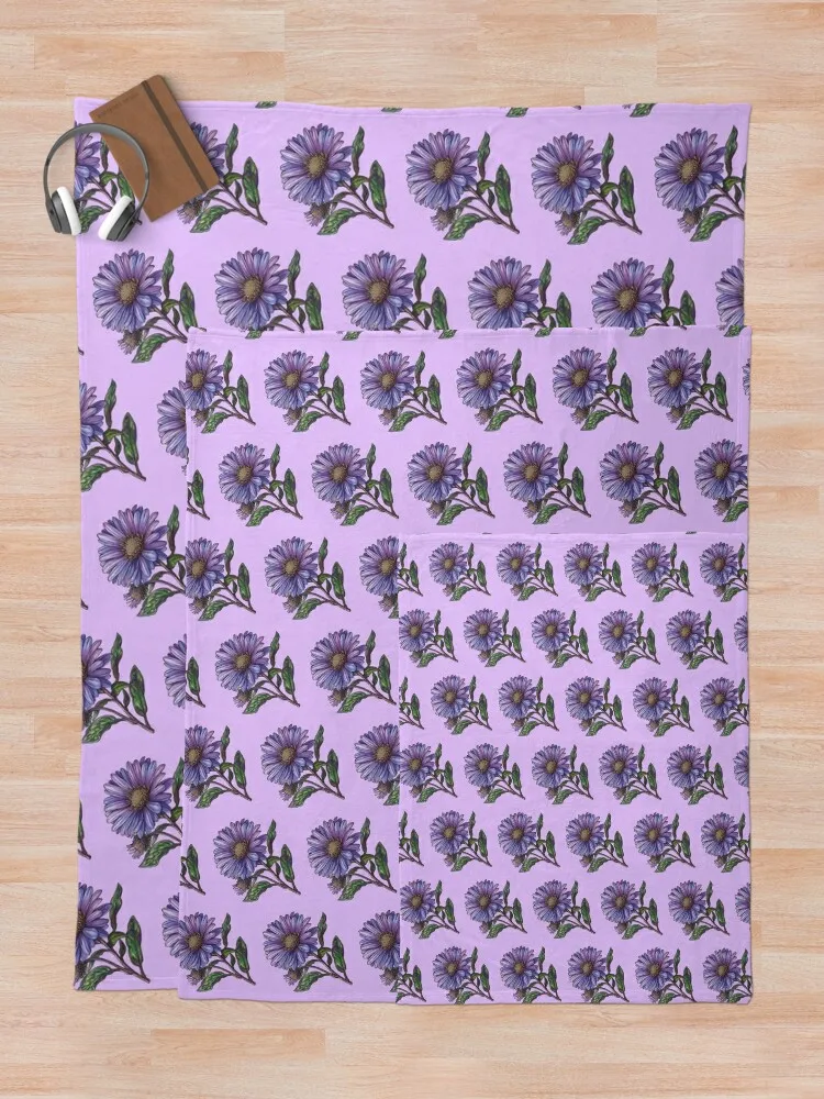 Фиолетовое одеяло с символом элегантности термопоходные одеяла