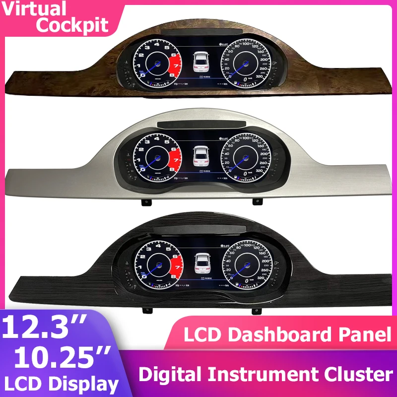 

12.3''Digital Instrument Cluster Virtual Cockpit For VW PASSAT B7 B8 CC Variant Digital Dashboard Panel LCD Display Speedometer