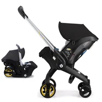 Luxury Baby Stroller 4 in 1 Trolley Newborn Baby Car Seat Stroller Travel Pram Stoller Baby Bassinet Pushchair Carriage Basket
