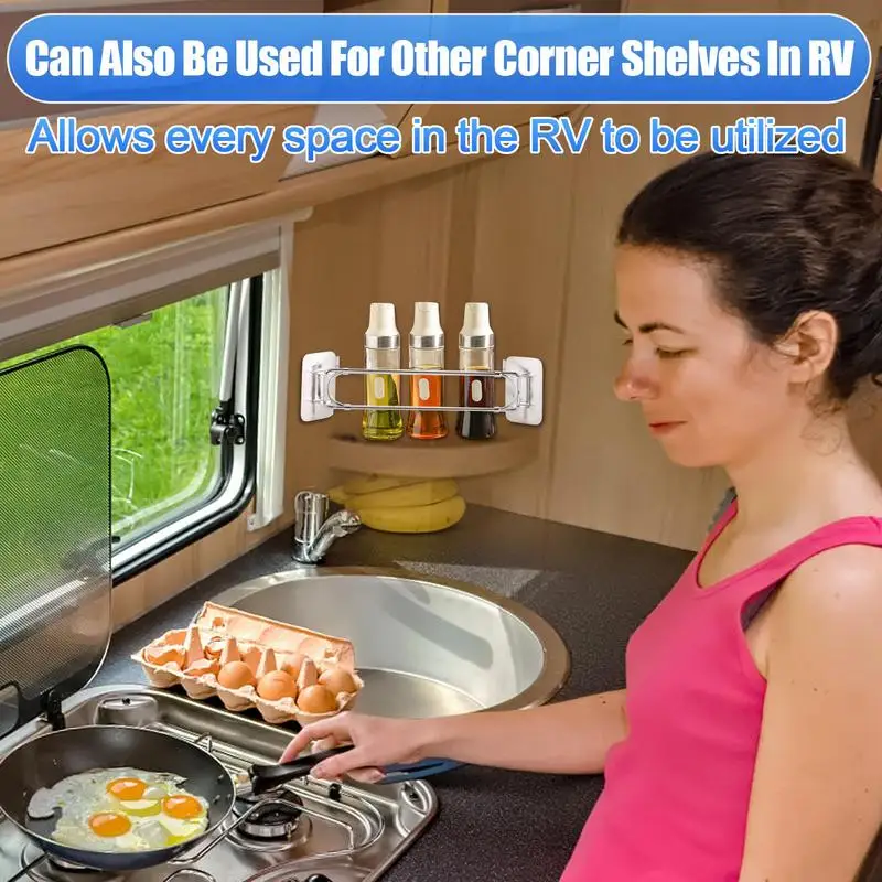 Угловой Держатель для душа RV из нержавеющей стали 7 9-13 4 дюймов регулируемый