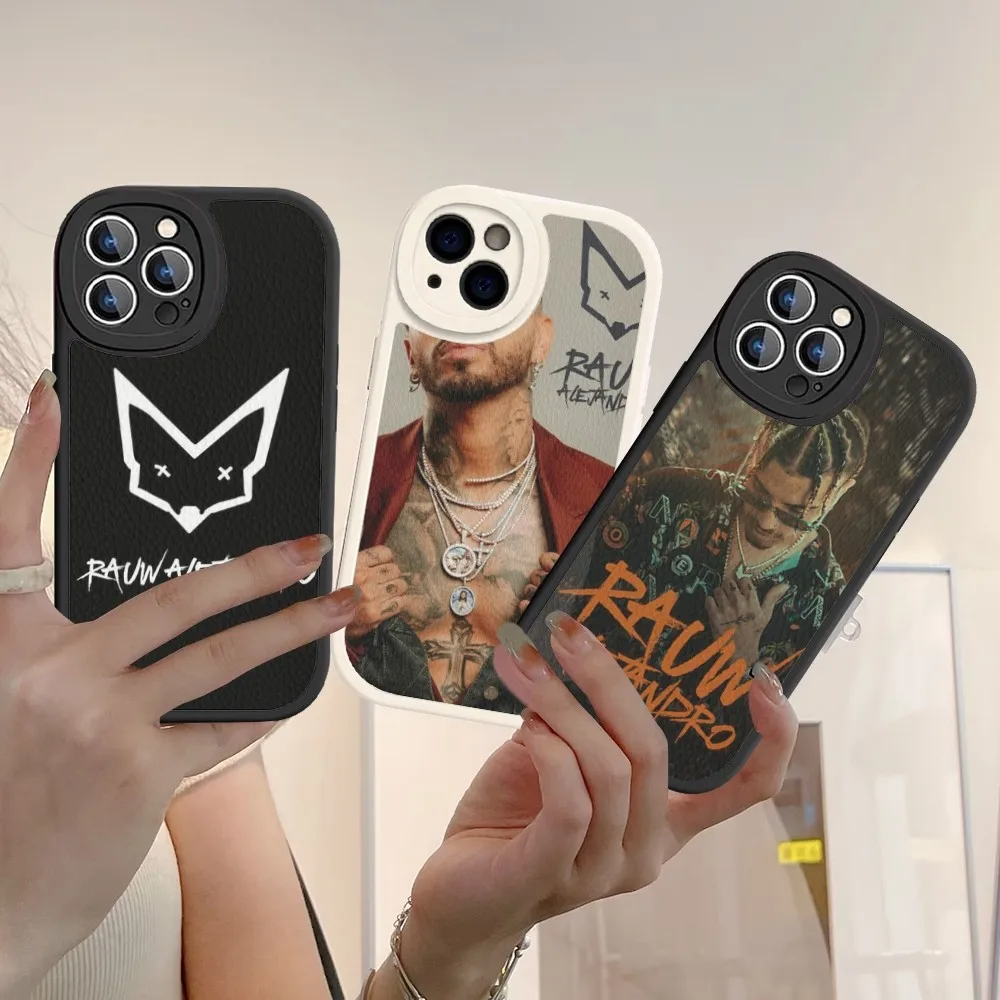 Твердая кожа R-Rauw A-Alejandr для iPhone 15 14 13 12 Mini 11 Pro Max Xs X Xr 7 8 Plus Fundas