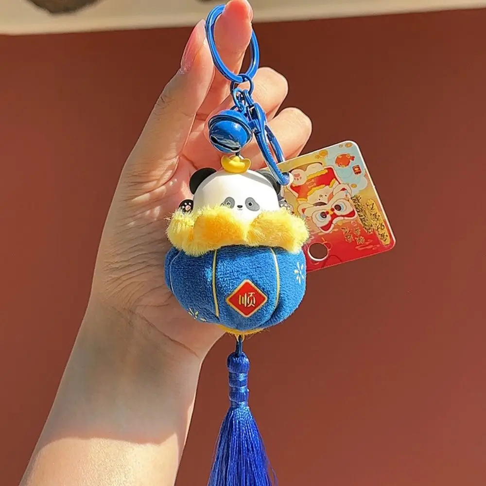 CNY плюшевый кулон в форме фонаря милое животное панда фонарь брелок кролика кошки