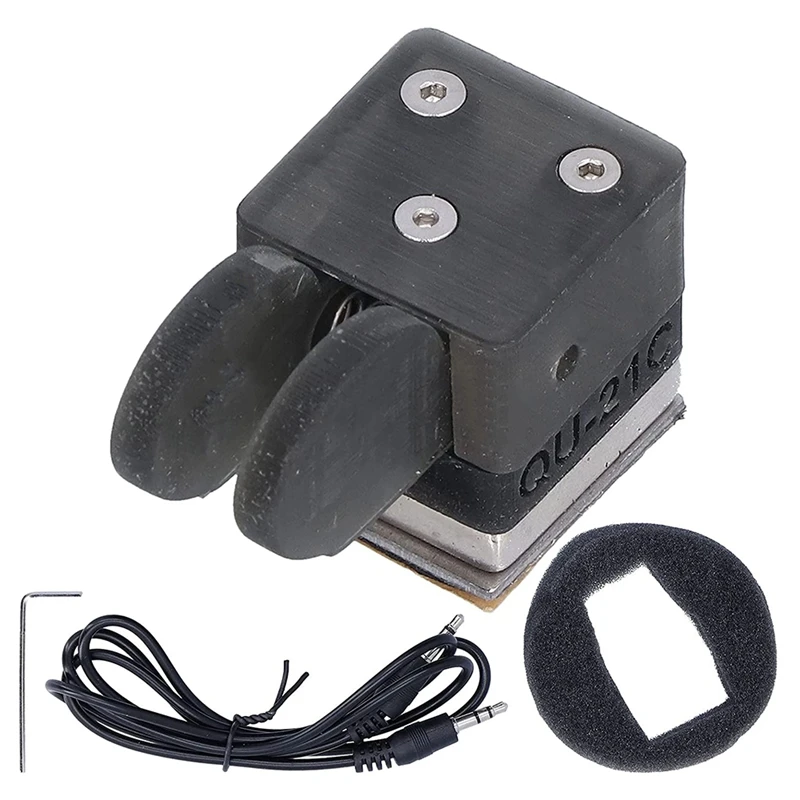 

Double Paddle CW Key Magnetic Radio Key For Shortwave Radio Morse Code QU-2020A Black