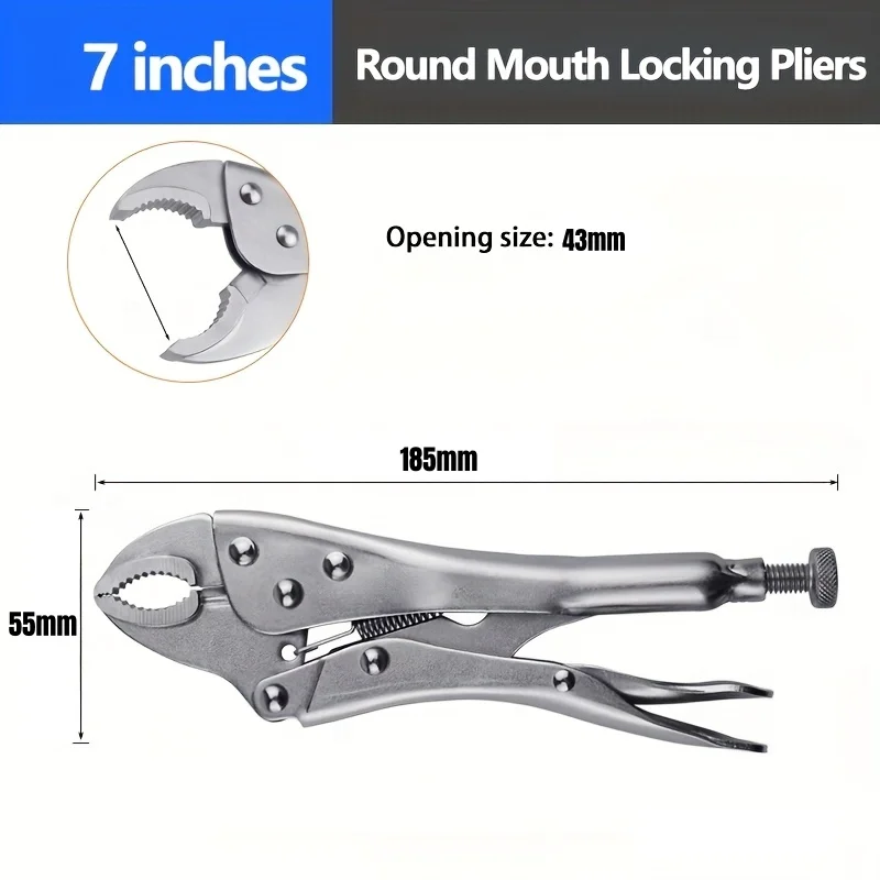 

Powerful Locking Pliers 5/7/10"