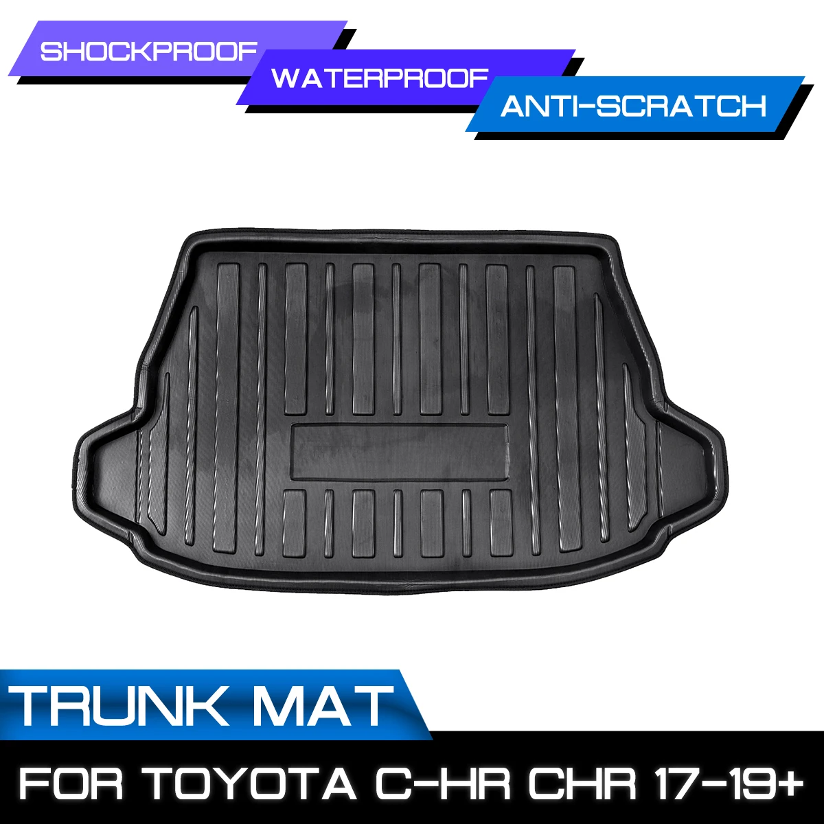 

Mat Rear Trunk Liner For Toyota C-HR CHR 2017 2018 2019+ Kick Cargo Floor Tray Carpet Mud Pad Boot Guard Protector waterproof