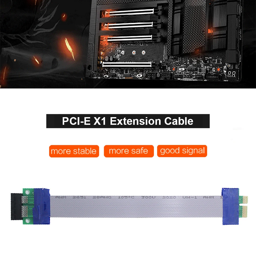 

15 см Гибкая PCI-E PCI Экспресс Райзер карта фонарь PCIe 1X на 1X Кабель преобразователя для звуковой карты/беспроводной сети