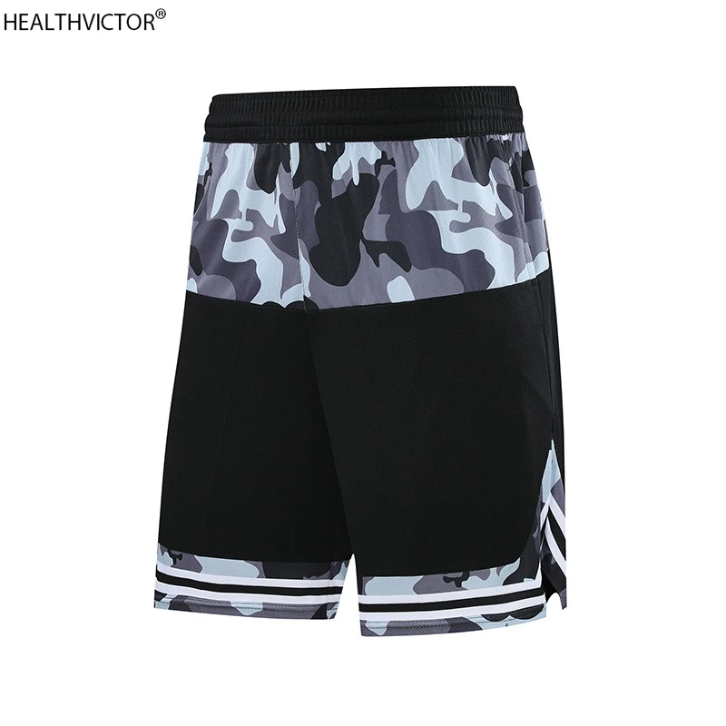 

Качественные дышащие быстросохнущие спортивные шорты до колена с карманами, модные камуфляжные летние шорты для бега, унисекс, для мужчин и...