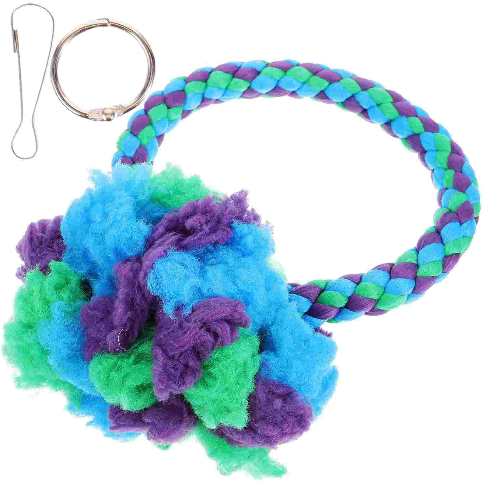 

Bird Parrot Toy Bird Swing Toy Cotton Rope Parrot Swing Ring Parrot Cage Toy