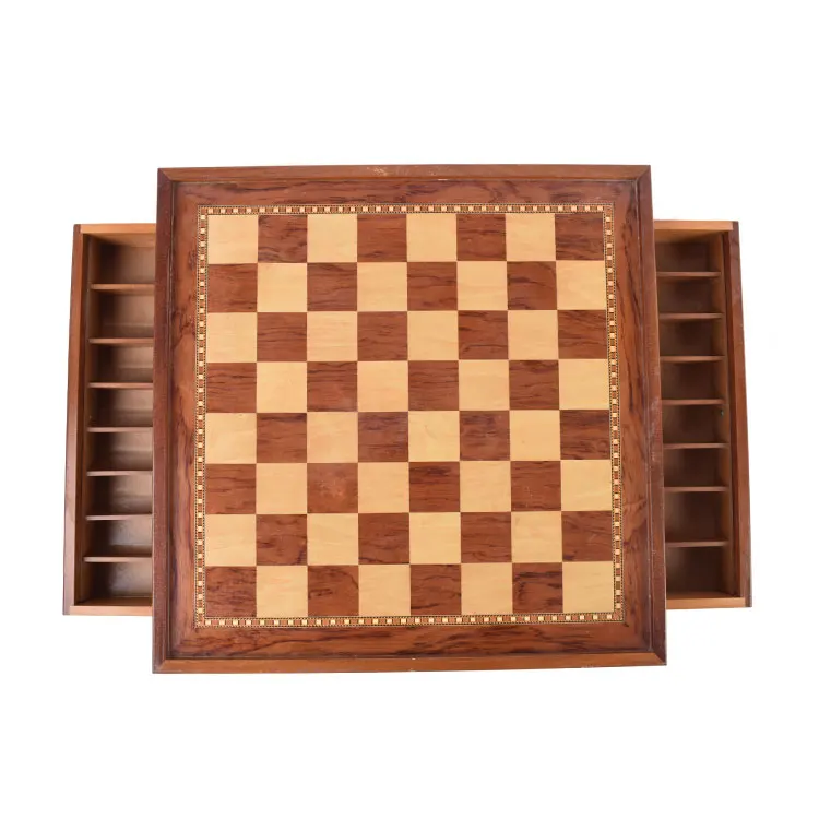 Переносная настольная игра в шахматы для путешествий роскошный деревянный набор