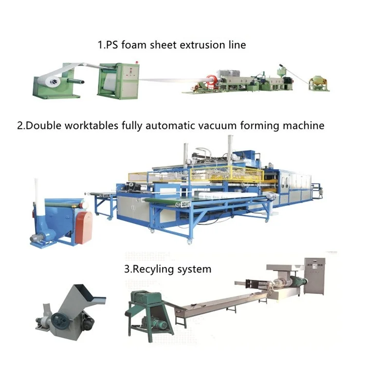 Пенополистирол PS одноразовый пластиковый контейнер для еды вакуумная