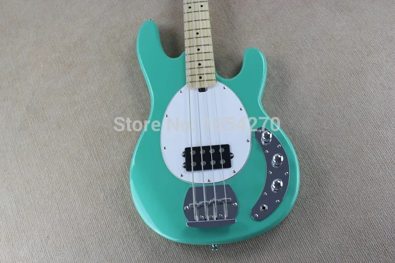 

Hot Sale High Quality Ernie Ball Musicman Music Man Sting Ray 4 Strings Green Electric Bass Guitar 150708