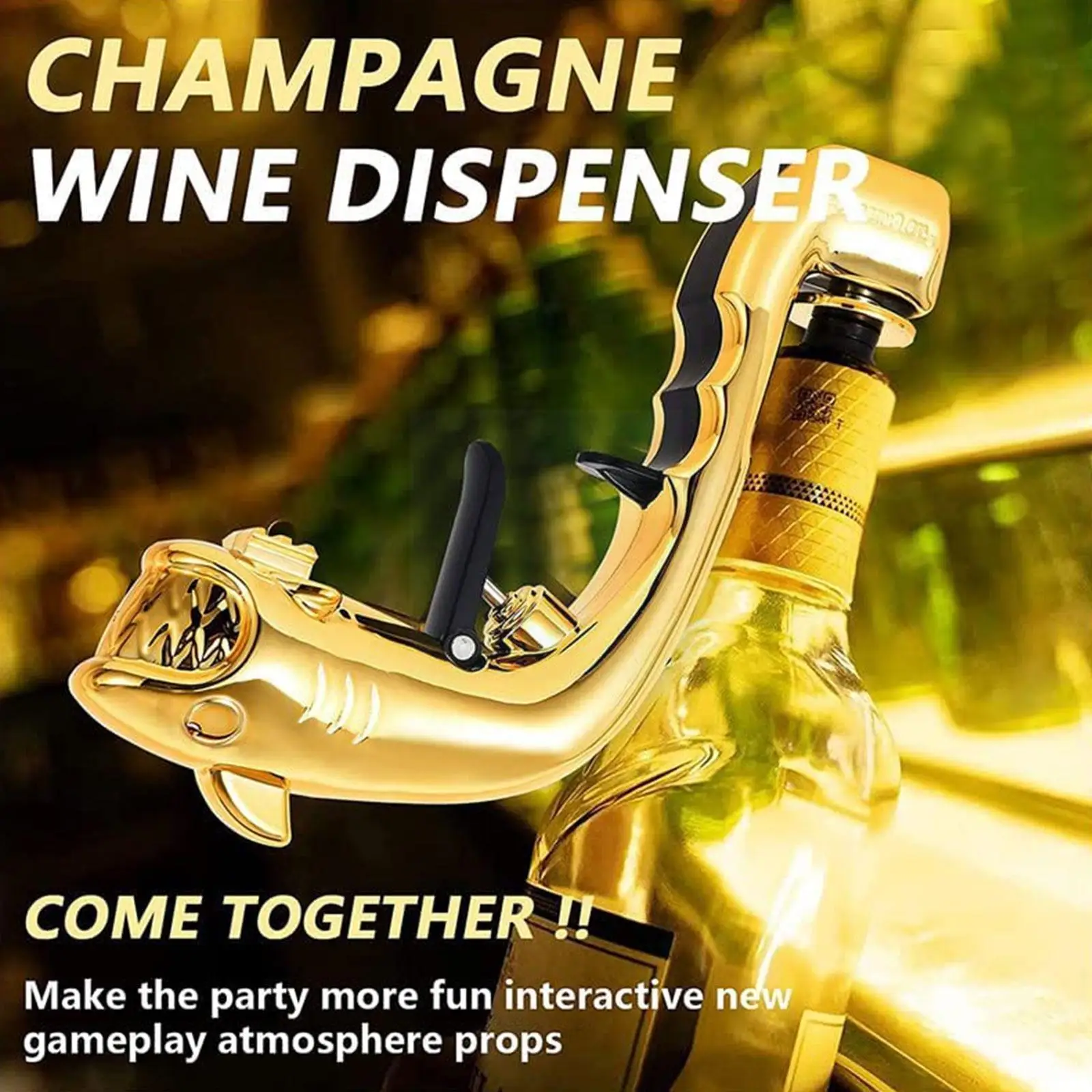 

Пивной эжектор, разбрызгиватель для шампанского, винный, Свадебный Регулируемый бар Q9W5