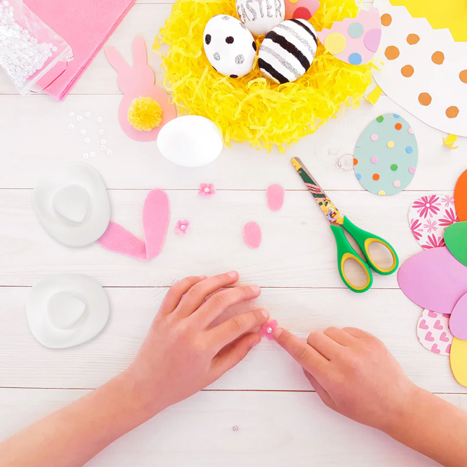 40 шт. детская мини-ковбойская шляпа одежда Kidcore DIY украшения пластиковая