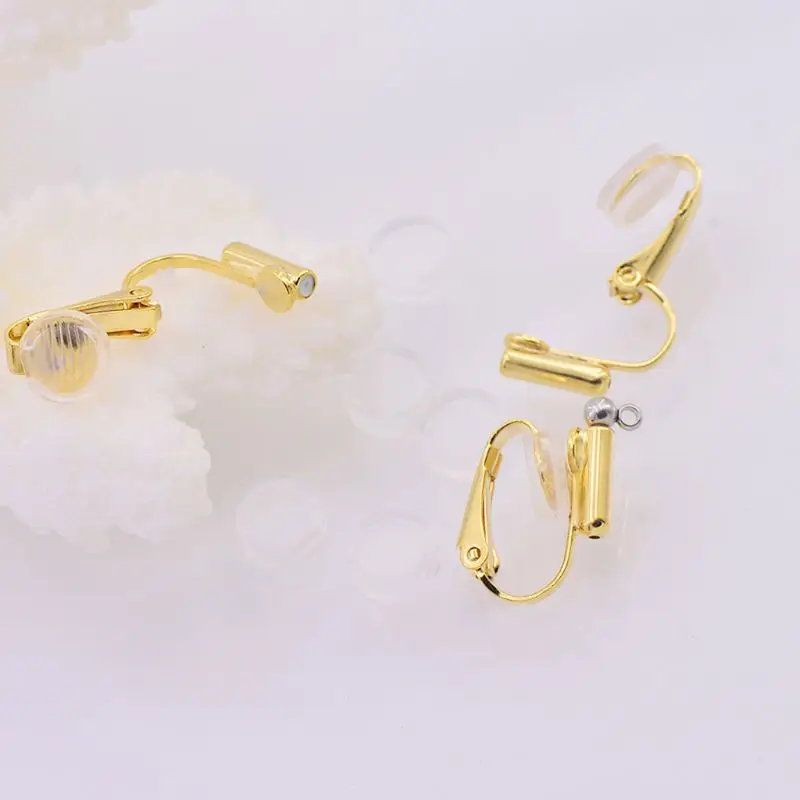 

Преобразователь клипс для серег с удобными U-образными вставками для сережек, фурнитура для сережек «сделай сам» и сережек без проколов