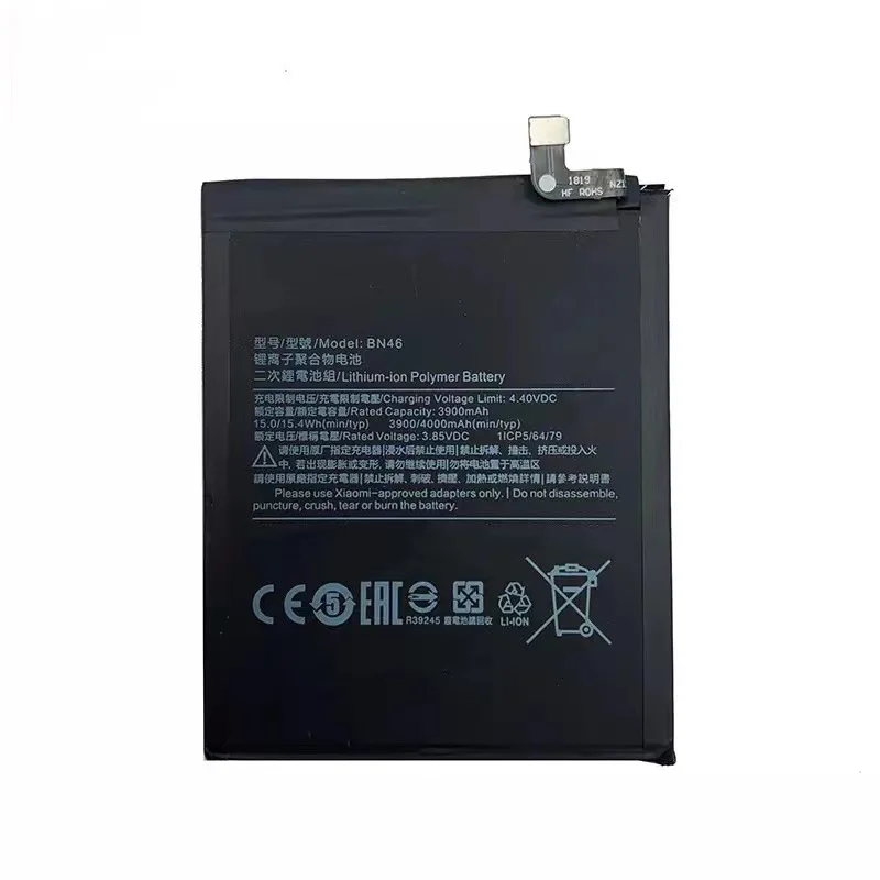 

100% Оригинальный аккумулятор Xiao mi BN46 4000 мАч для Xiaomi Redmi Note 8 8T Redmi 7 высококачественные сменные батареи для телефона
