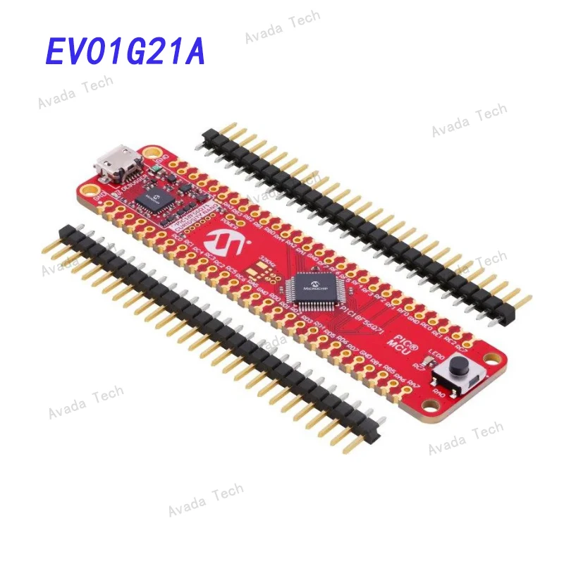 

Avada Tech EV01G21A PIC18F56Q71, оценочный набор