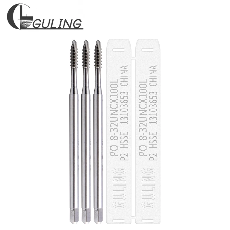 

HSSE-M35 Long Shank 100MM Spiral Pointed Tap UNC 4-40 6-32 8-32 1/4-20 5/16-18 3/8-16 UNF 10-32 3/8-24 Screw Fine Thread Taps