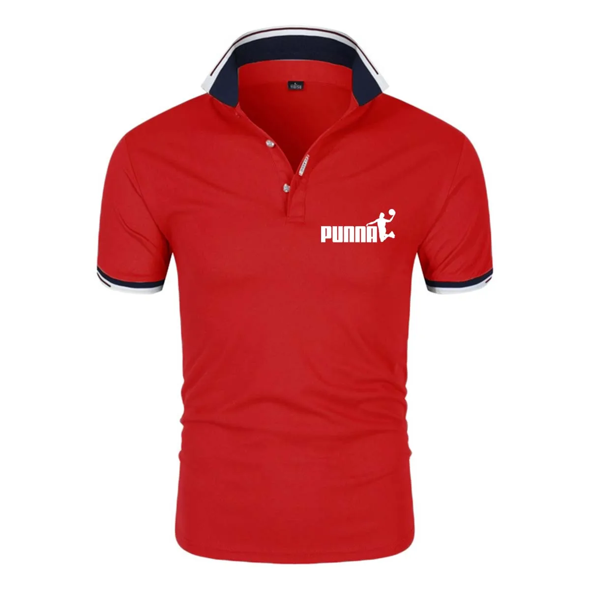 Европейская и американская мужская хлопковая рубашка-поло с вышивкой Новинка