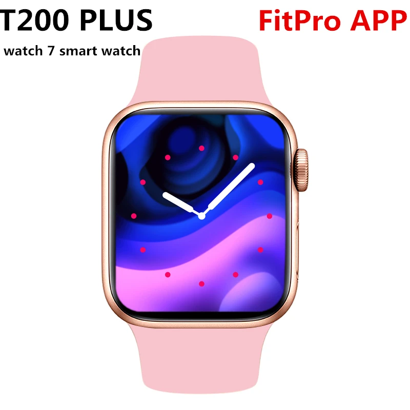 

Wholesale T200plus Watch 7 Smart Watch BT Call DIY Face Heart Rate Blood Pressure Monitor 44mm for IOS Android Phone PK X8 W37