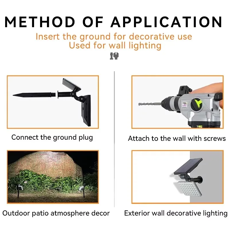Солнечный свет уличный сад пейзаж прожекторы украшение водонепроницаемый Countyard