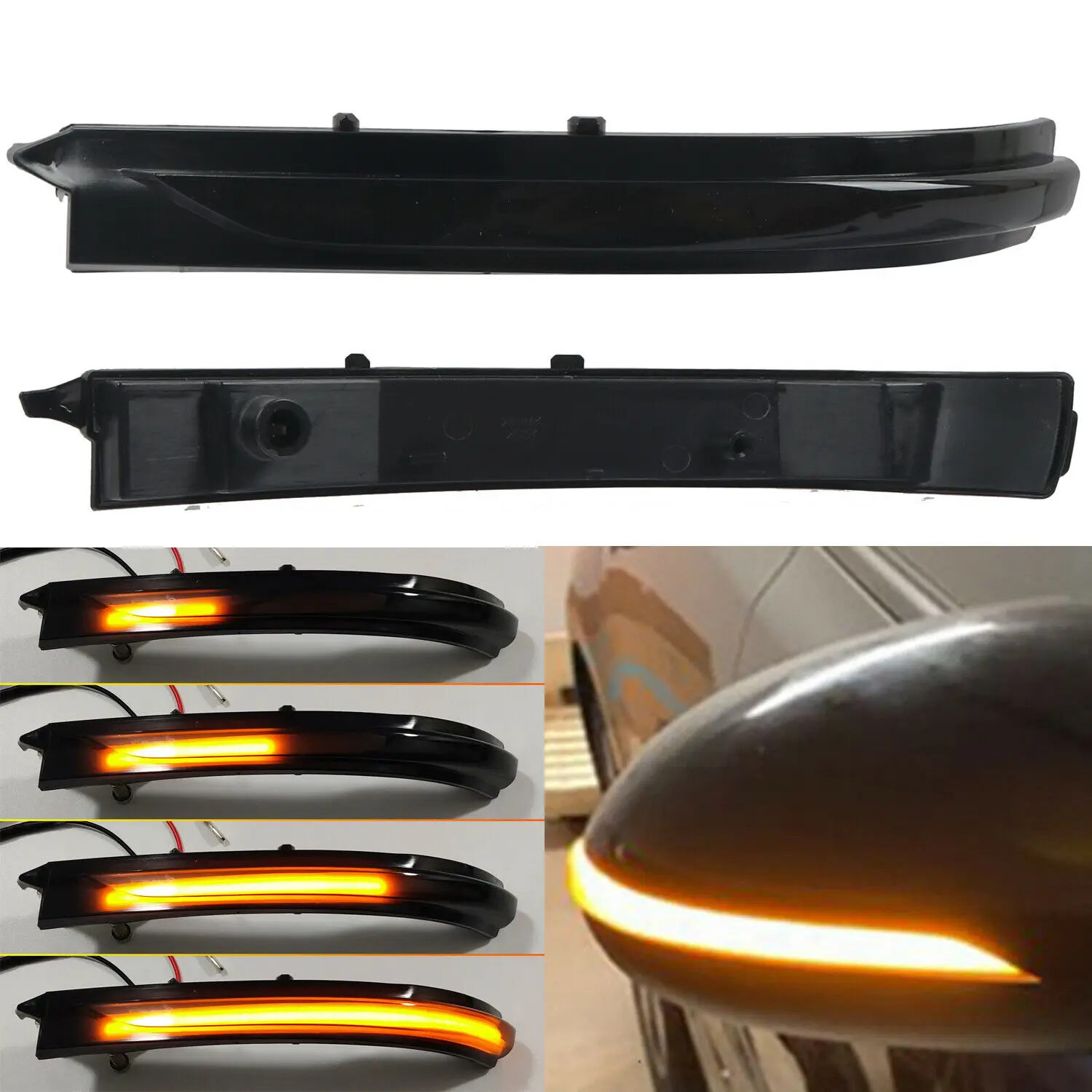 

LED Side Mirror Sequential Dynamic Turn Signal Light For Kia K5 MK4 JF 2016-2020