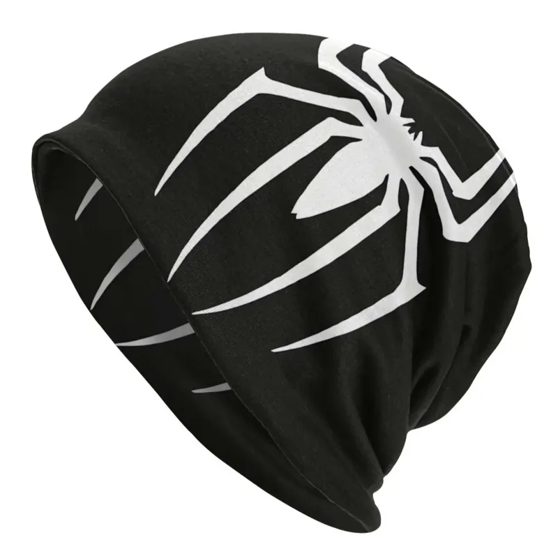 

Spider Logo Washed Warm Bonnet Cycling Casual Beanies Protection Men Women Hats