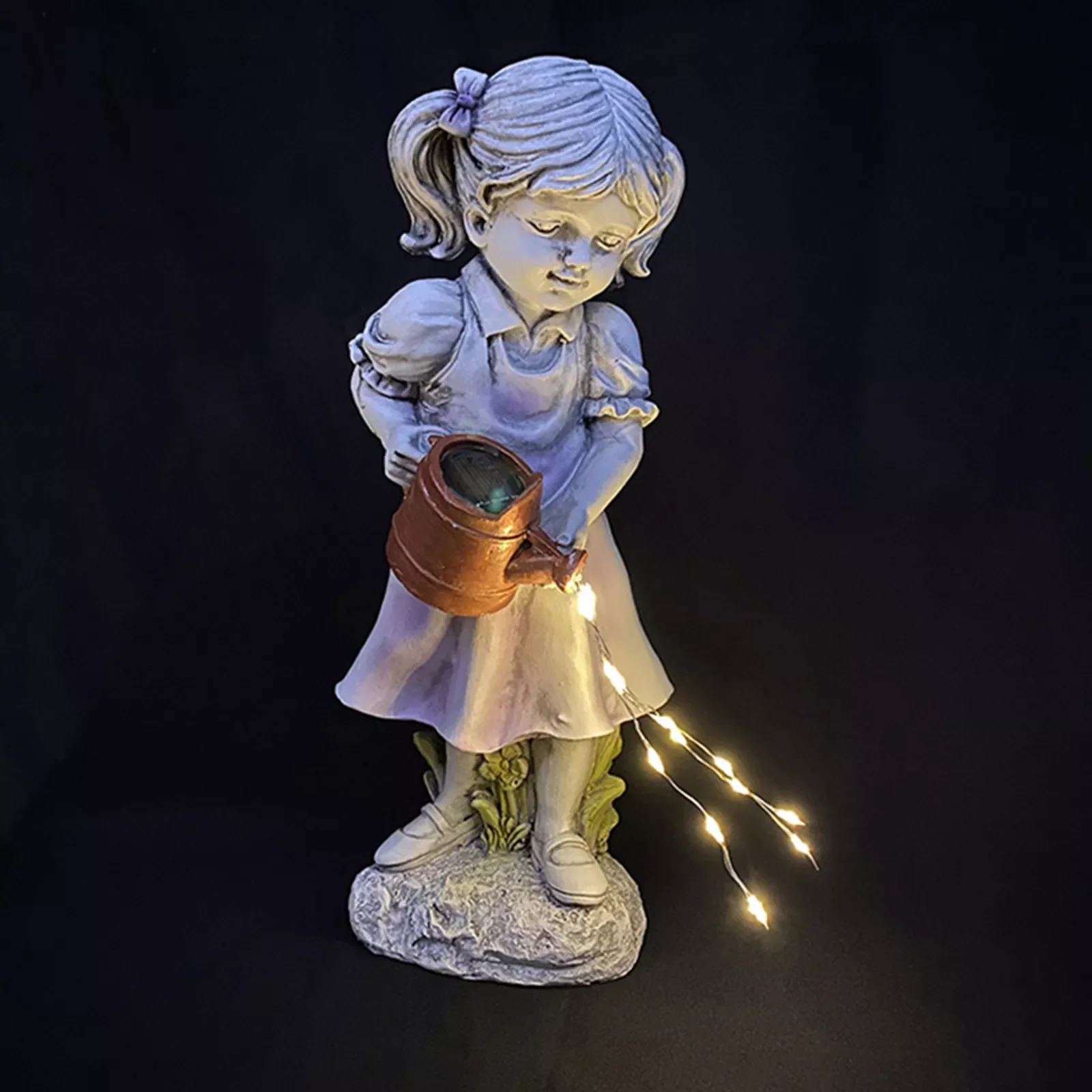 

Solar Kettle Lamp Sculptures Garden Kettle Miniatures Outdoor LED Decorative Gifts Lawn Yard Statue Home Decoration