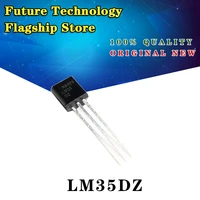 10pcs 100 new lm35dz lm35d lm35 to 92 ic