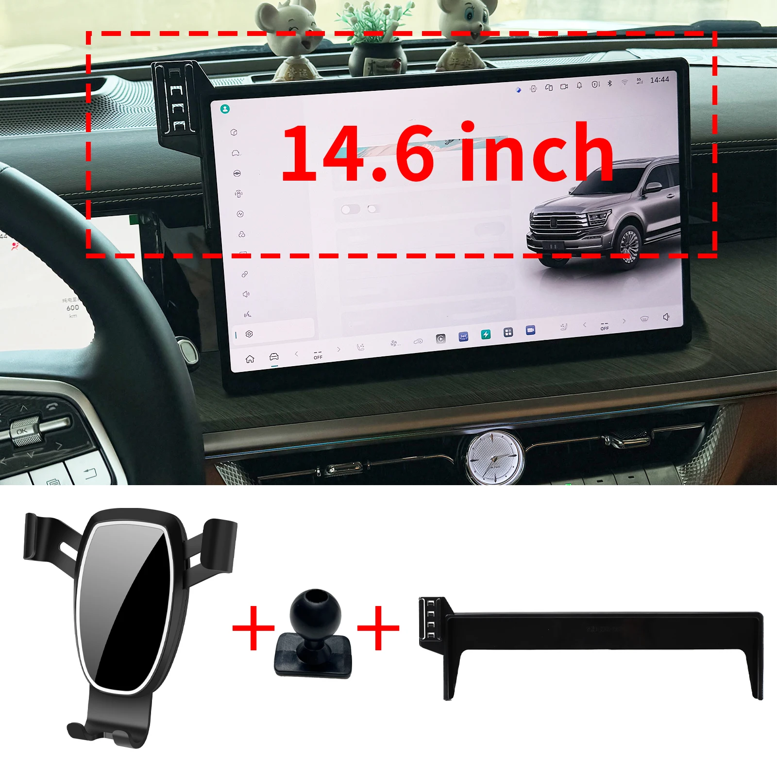 

Подходит для стабильного держателя телефона с клипсой для TANK 500, 2025, 2026 2027. ​ ​ Крепление на экран без вибрации ​ Автомобильные аксессуары