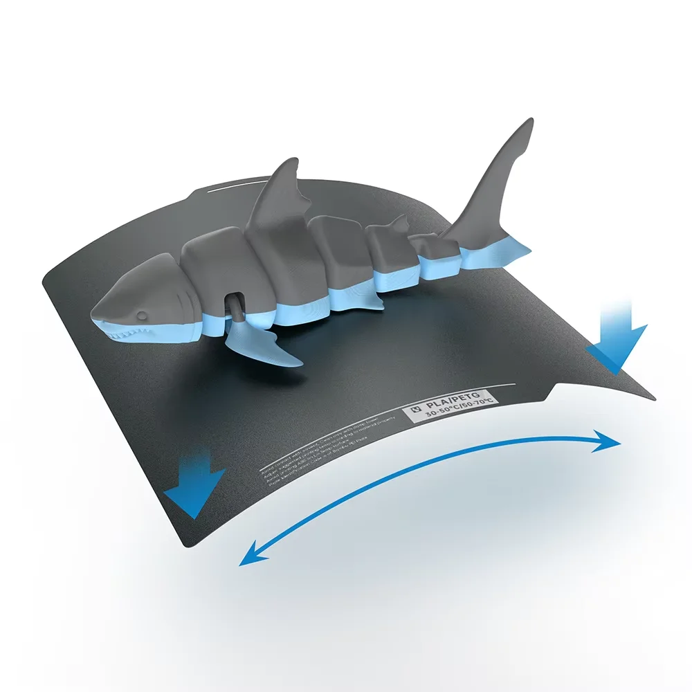 Сборная пластина BIQU Panda CryoGrip покрытие без засоров 257x25 7 мм пружинная сталь