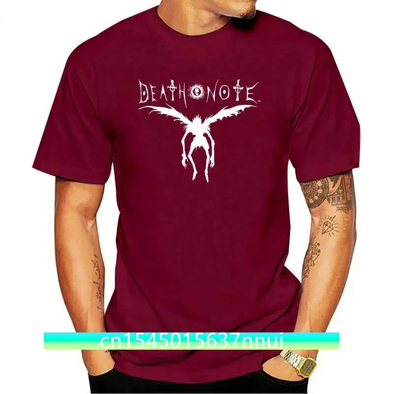 Новая черная футболка для взрослых Death Note Ryuk Silhouette