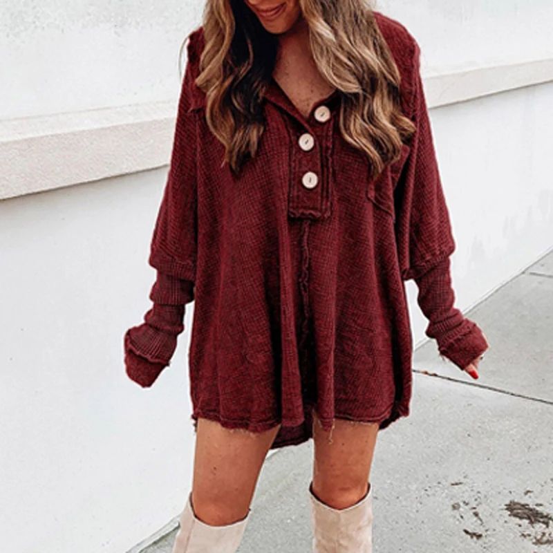 

Женская плиссированная блузка с V-образным вырезом, с длинным рукавом