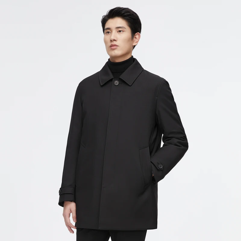 BOSIDENG 90% пуховик мужская зимняя куртка верхняя одежда деловая съемная ветровка