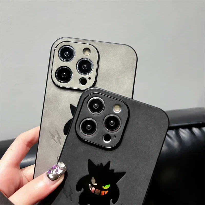 Чехол для телефона Cartoon Laser Genggui подходит IPhone 16 15 14 13 12 11 Pro Max 7 8Puls X XS XR XSMAX красочный