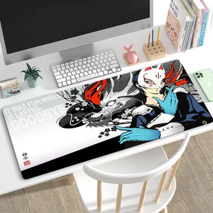 Persona 5 Royal Mouse Pad Large MouseMat Gamer Gaming Accessories Desk Mats 900X400MM Anime Carpets Rugs for Mouse and Keyboard