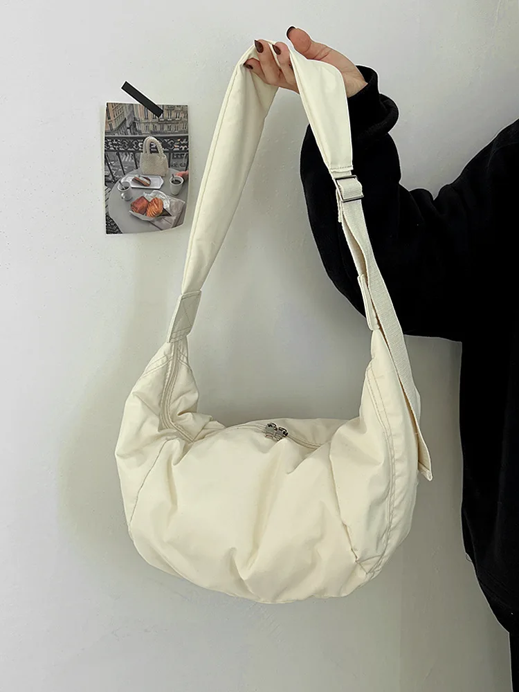 

Модные сумки Хобо для женщин, вместительная сумка через плечо, сумка для пельменей, хлопковая Повседневная простая и стандартная