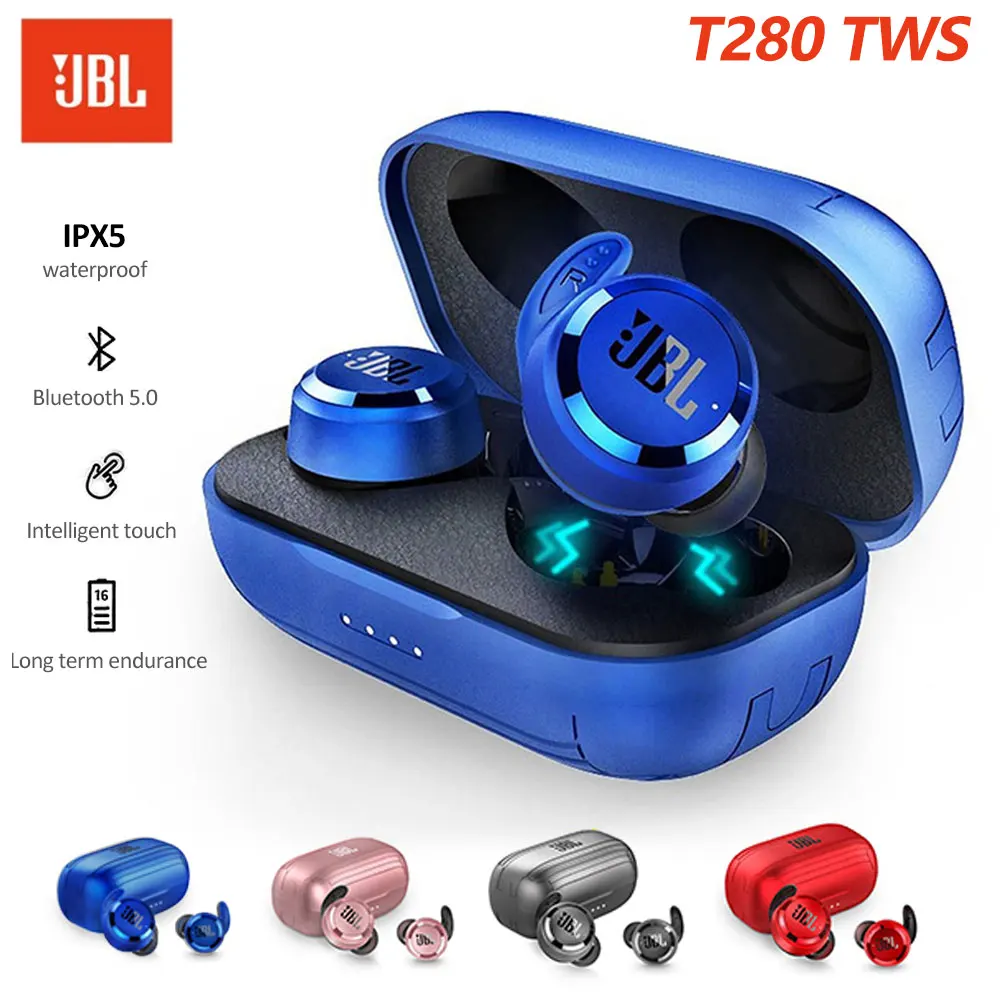 Bluetooth-наушники JBL T280 TWS 