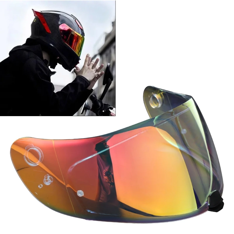 Прозрачный козырек для шлема мотоцикла на все лицо солнцезащитного козырька