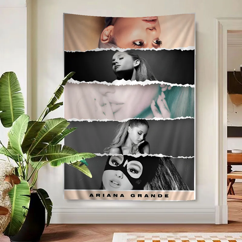 Музыкальный Художественный Постер Ariana Grande Большой Настенный Гобелен Полиэстер