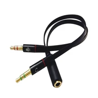 jack 3 5mm male to 2 female headphone splitter audio cable splitter adapter aux cable for iphone samsung mp3 player