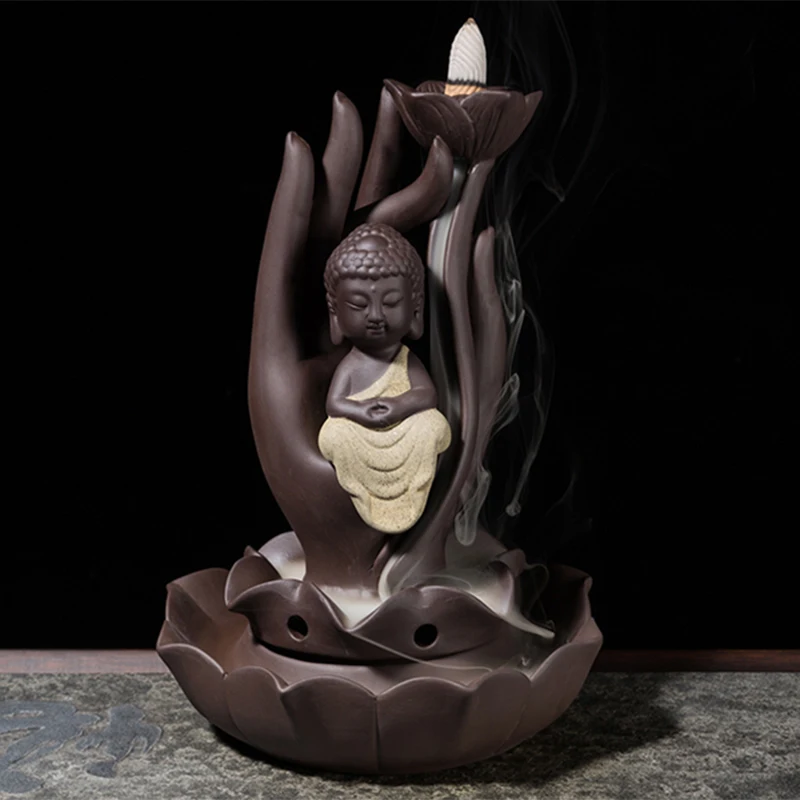 

Retro Incense Burner Bergamot Three Holy Aloe Sandalwood Incense Burner Zen Home Creative Desktop Decoration Incense Burner
