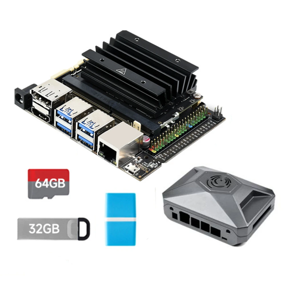 

For Jetson Nano 4GB Developer Kit Intelligence AI Embedded Development Expansion Kit with Aluminum