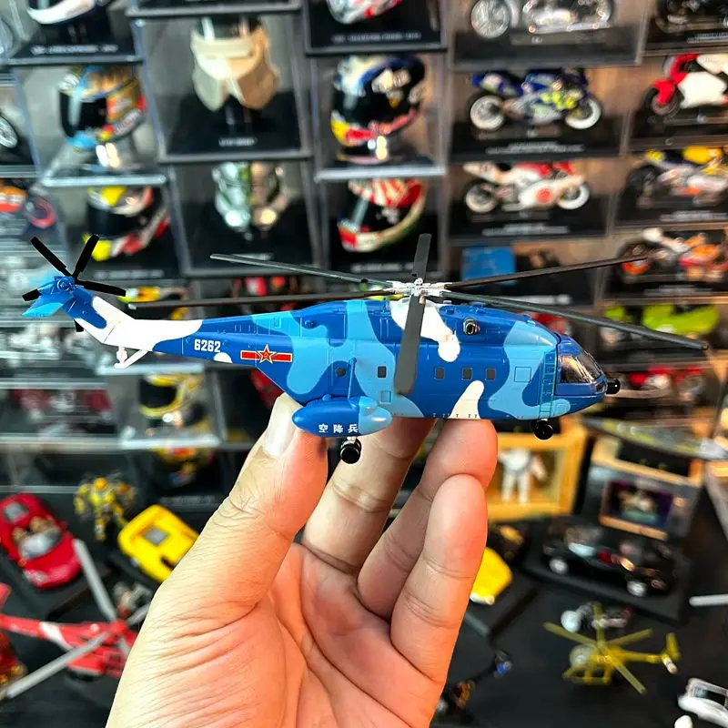 1: 144 модель самолета из сплава китайский военный самолет Z-8 navy камуфляжный