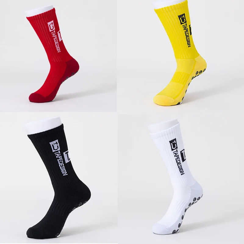 

Нескользящие футбольные носки для мужчин и женщин, нескользящие спортивные носки для футбола, баскетбола, тенниса, велосипедные носки для верховой езды