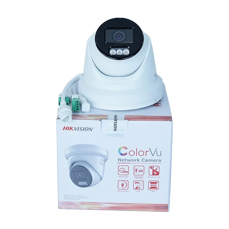 Стробоскоп Hikvision DS-2CD2347G2-LSU/SL 4 МП стробоскопический свет и звукоПредупреждение