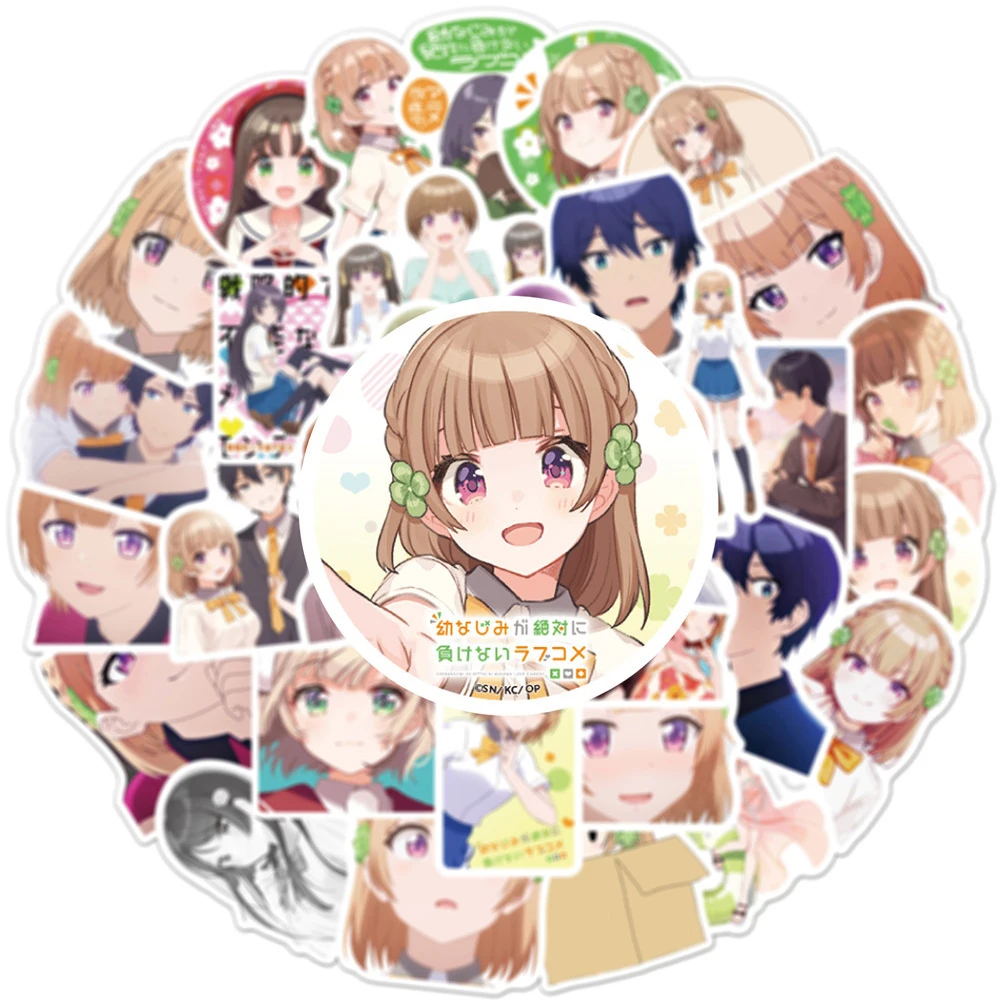 10/30/50 шт. Osananajimi ga Zettai ni Makenai Любовь Комедия Аниме Наклейки Каваи Девушка Куроха