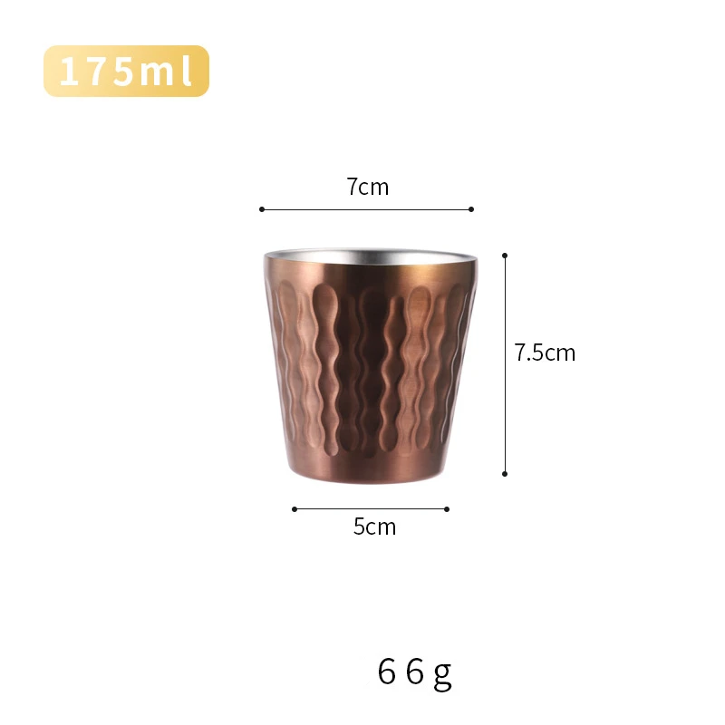 

Кружка из нержавеющей стали 304 Silver/Gold 350 мл